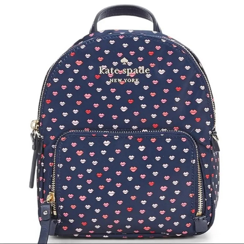 Kate Spade Watson‎ Lane Hartley Lips Hearts Backpack - NWT